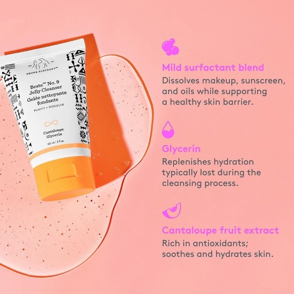 $13β€οΈβπ₯ Drunk Elephant π Beste No. 9 Jelly Cleanser π§Ό Purify Deep - Picture 5 of 10